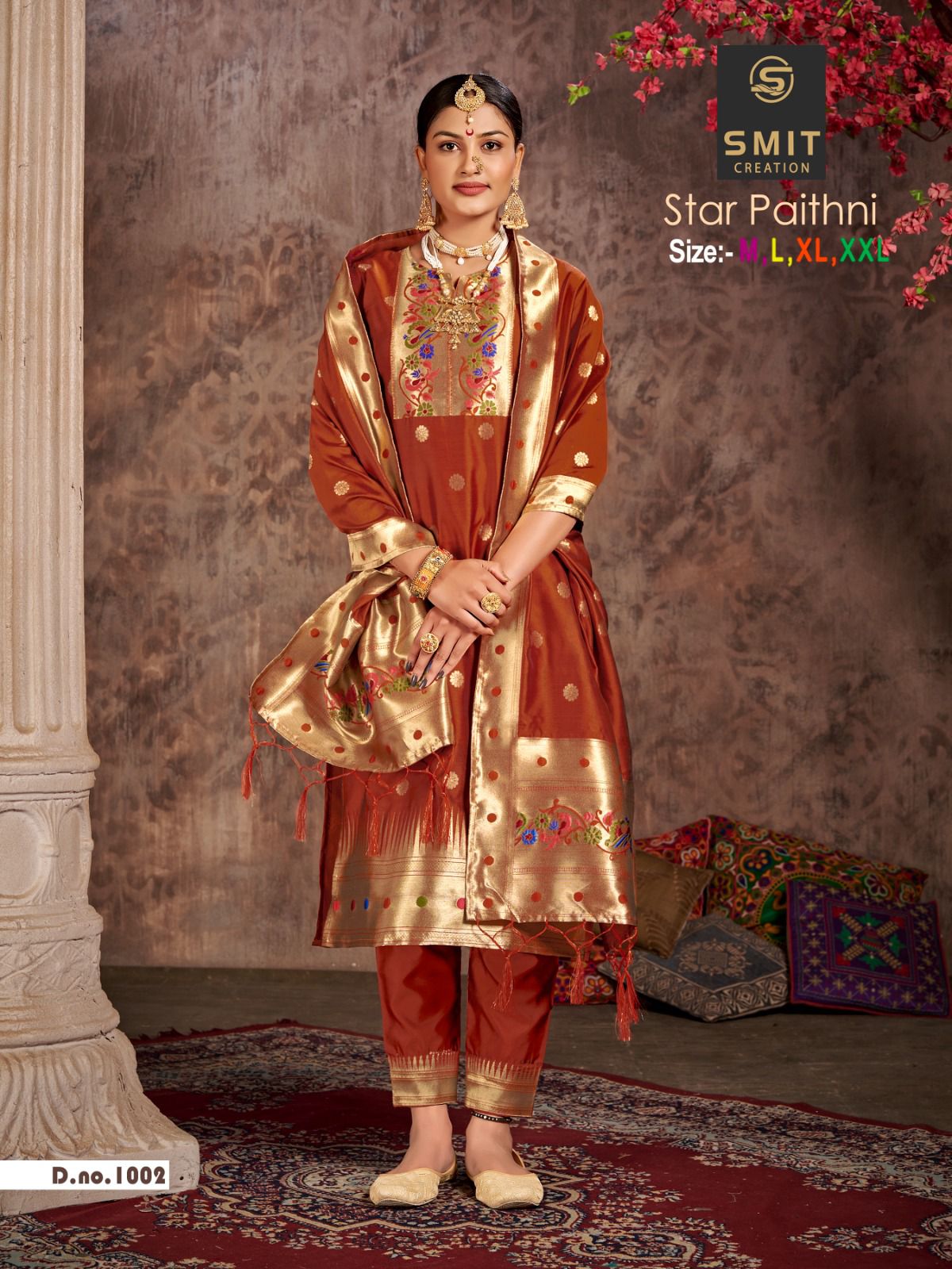 Smit Star Paithni Fancy Festive Wear Wholesale Readymade Suits